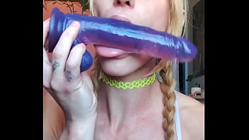 Vanessa hastings messy spit face dildo deepthroat