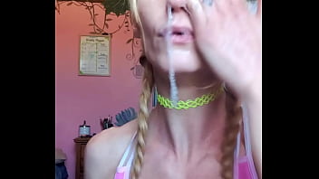 Vanessa hastings messy spit face dildo deepthroat