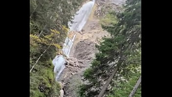 A beautiful waterfall i spotted on my journey where's the most stunning place you've ever found #waterfall #natu