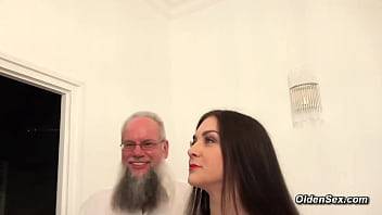 Old renter attila the hun presenting his apartment to sexy brunette skinny babe lullu gun then seducing her and fucking her trimmed pussy Old renter attila the hun presenting his apartment to sexy brunette skinny babe lullu gun then seducing her and fucking her trimmed pussy