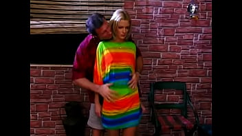 Chrystal is kept busy with a dp in an interracial big dick gangbang