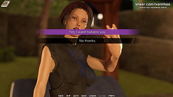 Hot big ass college teen with piercing gives blowjob to a big cock and gets her little pussy creampied outdoor taboo university steam game 3d animated hentai game part #3