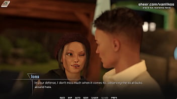 Hot big ass college teen with piercing gives blowjob to a big cock and gets her little pussy creampied outdoor taboo university steam game 3d animated hentai game part #3