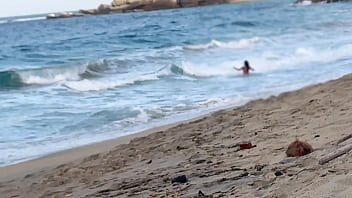 Stranger Fucks Me On A Nude Beach After I Blow Him — Real Voyeur Caught Jerking Off Watching Us thumbnail