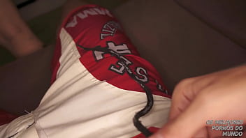 Casada nerd transa fantasiada de mamãe noel