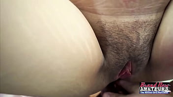 Brunette pregnant nympho fiona fucks & drains that hard dick