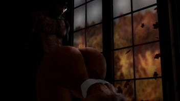 Fembot with alot of cake