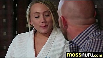Nuru massage ends with a hot shower fuck 9