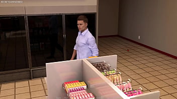 Milfylicious by maximus naughty blonde milf fucked in the bathroom while her friend waits outside they almost got caught fucking