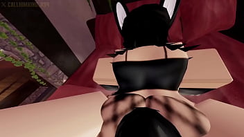 Roblox rabbit emo female is getting dicked down