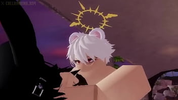 Roblox rabbit emo female is getting dicked down