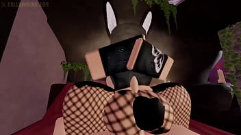 Roblox rabbit emo female is getting dicked down