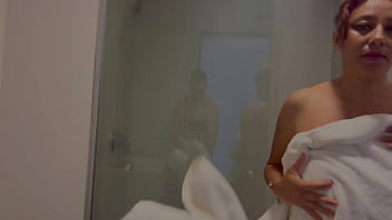 Behind the scenes with big natural tits mexican milf letzy lizz and andres acosta