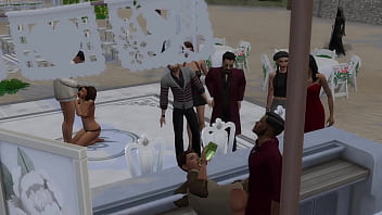 The blissful simmers wedding after party turned sex party
