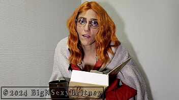 Big n sexy britney heads to the library hot librarian blowjob and facial promo video 1 minute sfw teaser