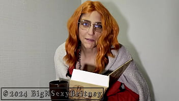 Big n sexy britney heads to the library hot librarian blowjob and facial promo video 1 minute sfw teaser