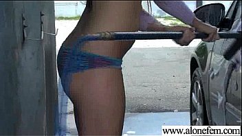 Sexy horny girl use sex toys to rich orgasm clip 19