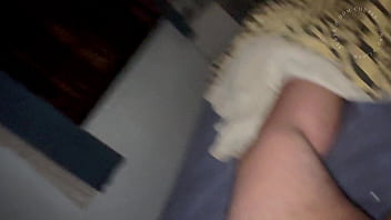 I spit in the hot blonde's face and came on her pussy