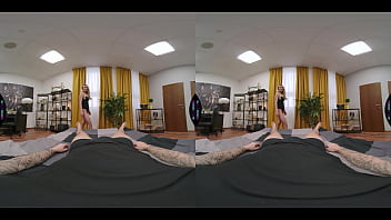 Blonde bombshell vinna reed reverse cowgirl riding & footjob big tits sexy girl vr 360 porn