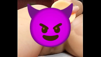 A new toy from a dragon dildo fan test drive of miranielt with a huge dildo in her pussy