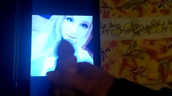 Jerking beautiful girl