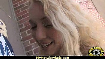 White slut huge cock gloryhole 21