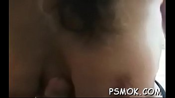 Smoking and pleasing her dude