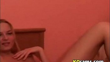 Teen lesbians blonde and brunette in lingerie