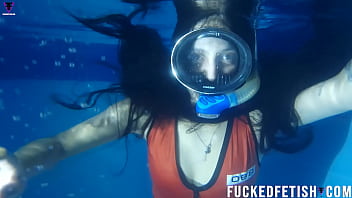 Hot Skinny Sexy Swimwear Diving Mask Fetish thumbnail