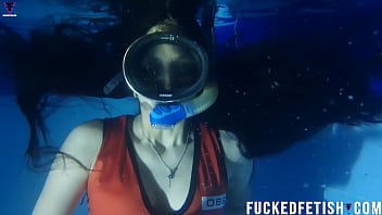 Hot skinny sexy swimwear diving mask fetish Hot skinny sexy swimwear diving mask fetish