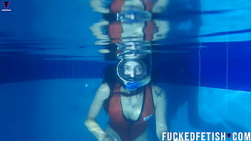 Hot skinny sexy swimwear diving mask fetish Hot skinny sexy swimwear diving mask fetish