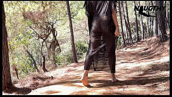 Beautiful elf masturbating in the forest