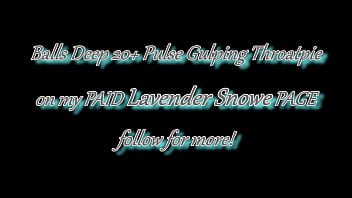 The hottest goth deepthroat facefuck ever