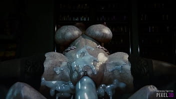 Ada vs big monster cock