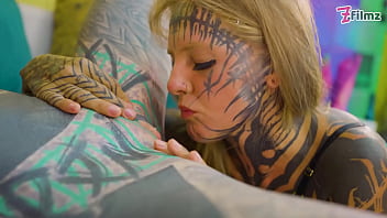 Heavy Tattooed Lesbians Riding Big Toys Anal Atm Fatnasy Dildos Alt Girls Punk Goth Hippie And Split Tongue thumbnail