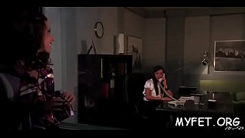 Checking her love juices