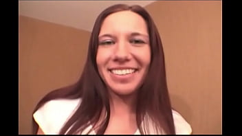 Misty haze sucks cock & swallows cum in her pantyhose