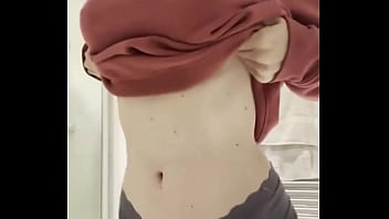 Baggy jumpers hide all the good stuff love lifting it up to show off my body and big tits