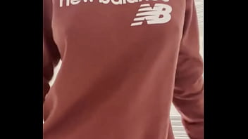 Baggy jumpers hide all the good stuff love lifting it up to show off my body and big tits