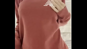 Baggy jumpers hide all the good stuff love lifting it up to show off my body and big tits Baggy jumpers hide all the good stuff love lifting it up to show off my body and big tits