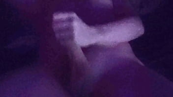 Massaging my massive dick