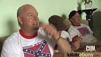 Ebony Cum Slut Hottie Bukkake Party 7 thumbnail