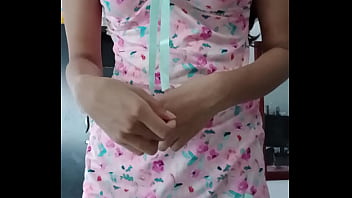 Model my sexy pink pajamas innocent colleague