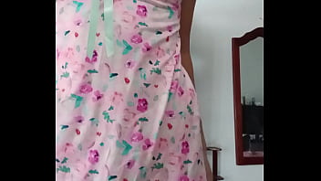 Model my sexy pink pajamas innocent colleague