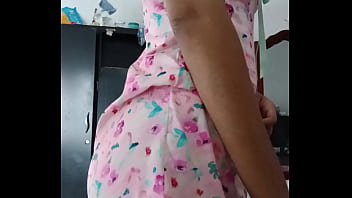 Model my sexy pink pajamas innocent colleague