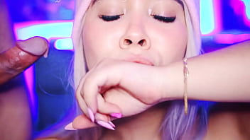 This blonde latina's daily sucking cock until her mouth is overflowing with cum This blonde latina's daily sucking cock until her mouth is overflowing with cum