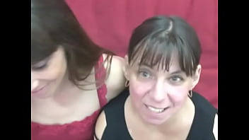 Two sluts meet one cock deep throat sucking