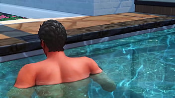 College guy fucks dad's new girlfriend