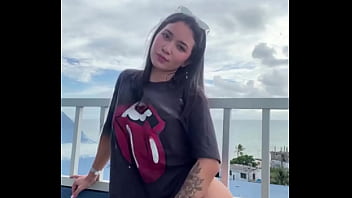 The teen's husband loves to show videos of her masturbating and show other guys to masturbate while imagining her