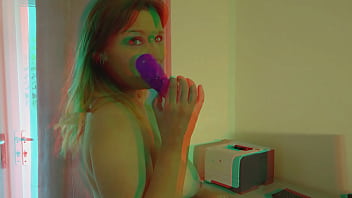 Bettie hayward in fantasies of the office secretary 3d 3d free edit red cyan anaglyph 3d glasses will be required to watch this video in 3d